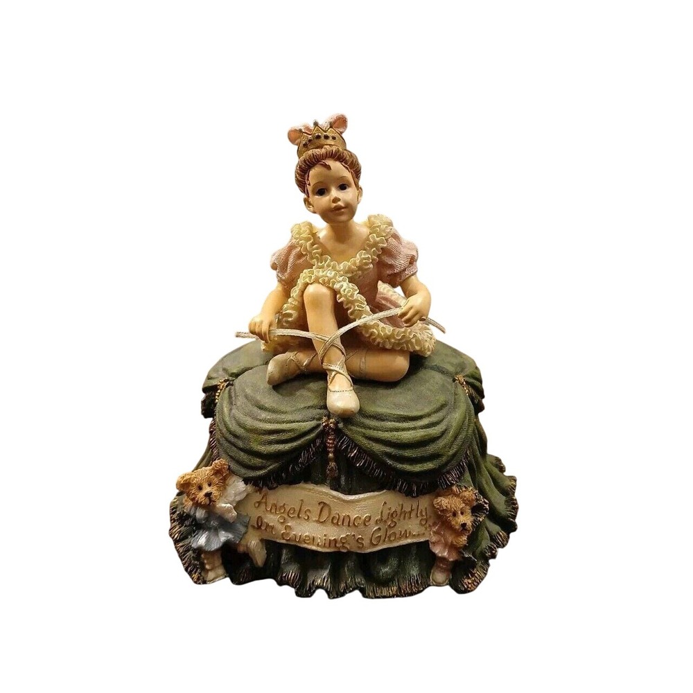 Music Box BOYDS YESTERDAYS CHILD MELISSA w KATIE‎ & DESIREE BALLET #272003 #63B5